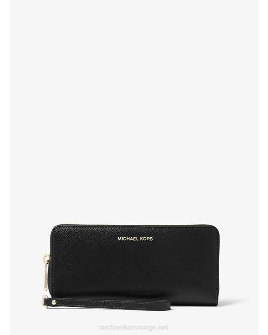 Michael Kors kontinental håndledd i skinn kvinner LDNL1619 svart