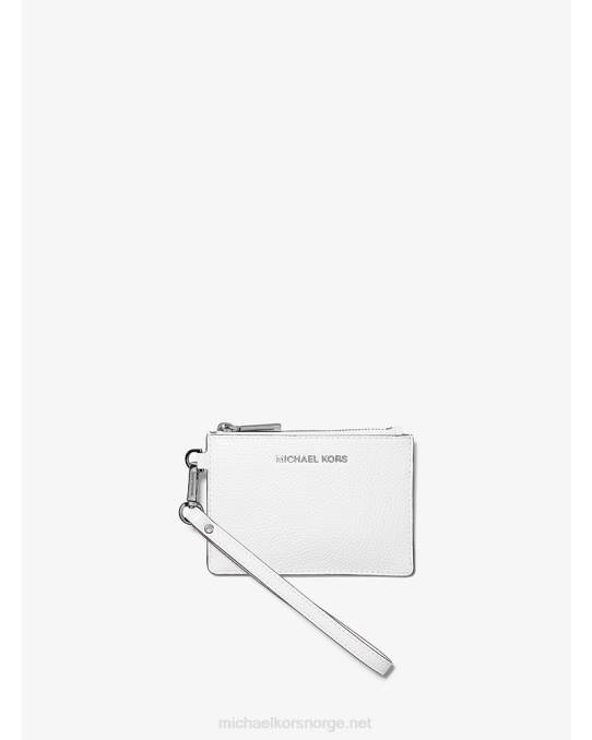 Michael Kors myntveske i skinn kvinner LDNL1641 optikk hvit