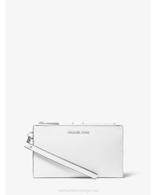 Michael Kors smarttelefonlommebok i adele skinn kvinner LDNL1600 optikk hvit