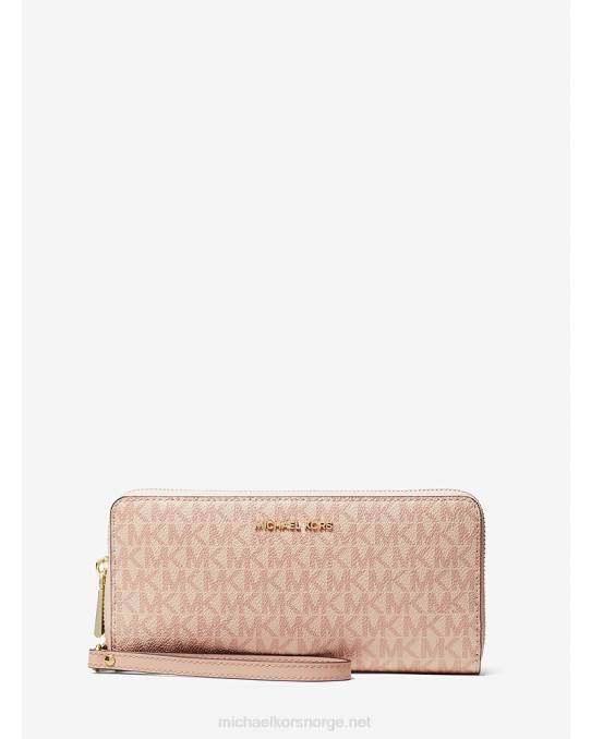 Michael Kors stor kontinental lommebok med logo kvinner LDNL1611 ballett
