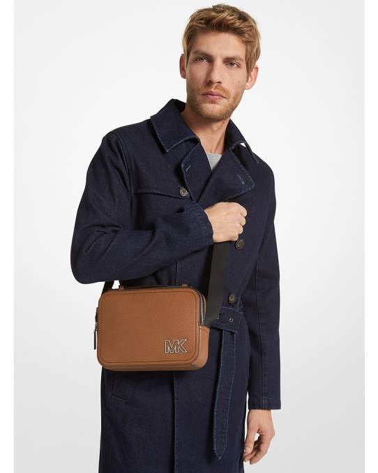 Michael Kors Cooper crossbody-veske i skinn kvinner LDNL810 bagasje