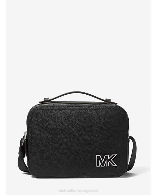 Michael Kors Cooper crossbody-veske i skinn kvinner LDNL813 svart