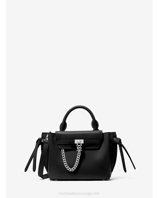Michael Kors Hamilton legacy ekstra liten veske med belte i skinn kvinner LDNL656 svart
