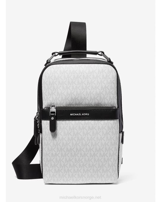 Michael Kors Hudson logo slyngepakke kvinner LDNL836 lyse hva