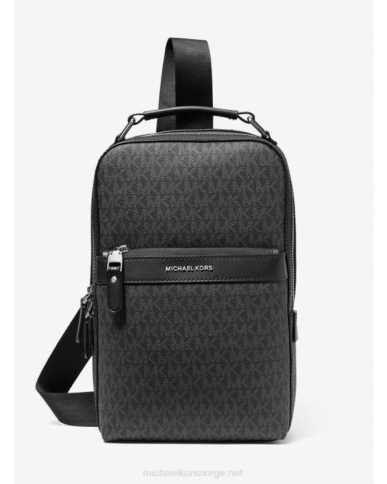 Michael Kors Hudson logo slyngepakke kvinner LDNL840 svart