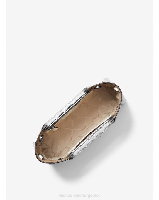 Michael Kors chelsea stor konvertibel crossbody-veske i saffianoskinn kvinner LDNL760 optikk hvit