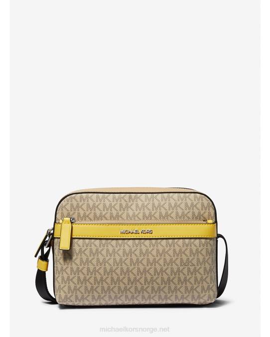 Michael Kors cooper logo kameraveske kvinner LDNL808 gul