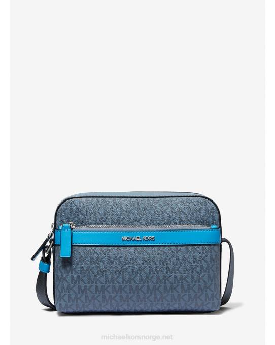 Michael Kors cooper logo kameraveske kvinner LDNL814 denim multi