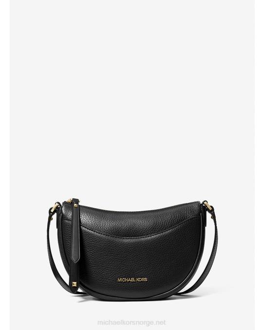 Michael Kors dover liten crossbody-veske i skinn kvinner LDNL862 svart