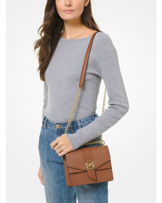 Michael Kors greenwich liten crossbody-veske i saffianoskinn kvinner LDNL965 bagasje