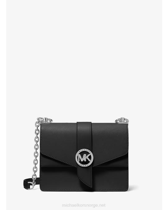 Michael Kors greenwich liten crossbody-veske i saffianoskinn kvinner LDNL999 svart