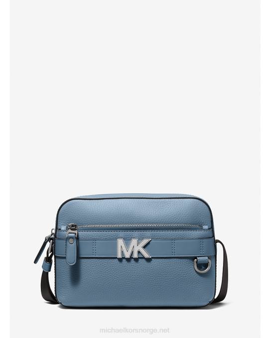 Michael Kors hudson crossbody-veske i rulleskinn kvinner LDNL792 denim