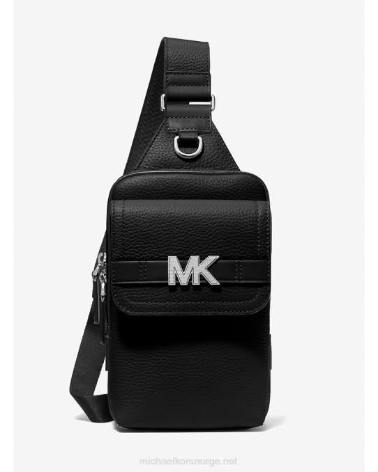 Michael Kors hudson rulleseil i skinn kvinner LDNL800 svart