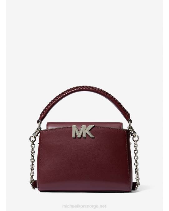 Michael Kors karlie liten crossbody-veske i skinn kvinner LDNL896 merlot