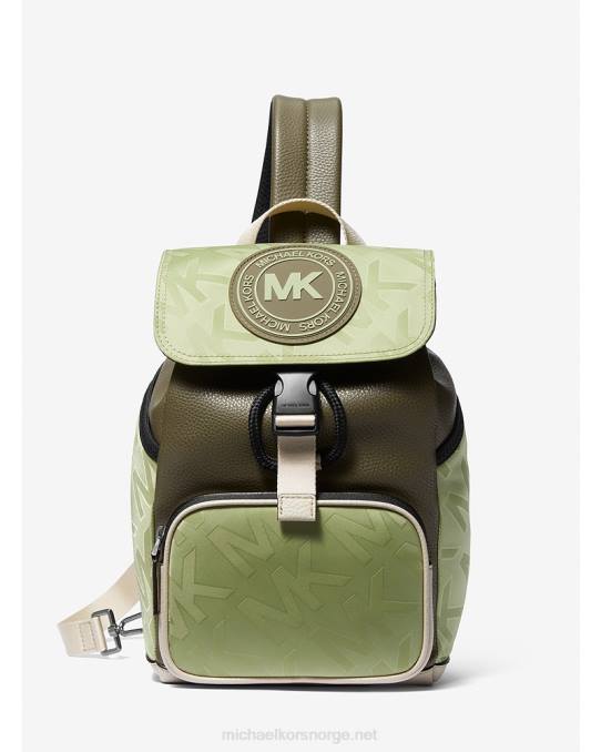 Michael Kors kent logo jacquard nylon slyngepakke kvinner LDNL789 Det er vismann