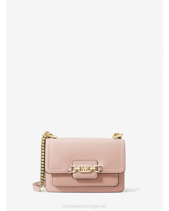 Michael Kors lyng ekstra liten crossbody-veske i skinn kvinner LDNL979 myk rosa