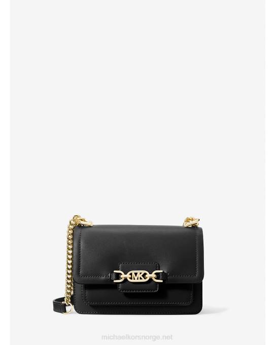 Michael Kors lyng ekstra liten crossbody-veske i skinn kvinner LDNL981 svart