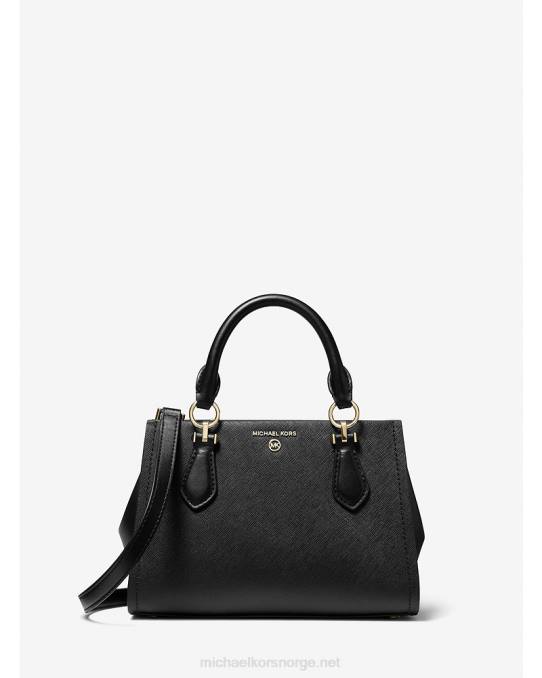 Michael Kors marilyn liten crossbody-veske i saffianoskinn kvinner LDNL645 svart