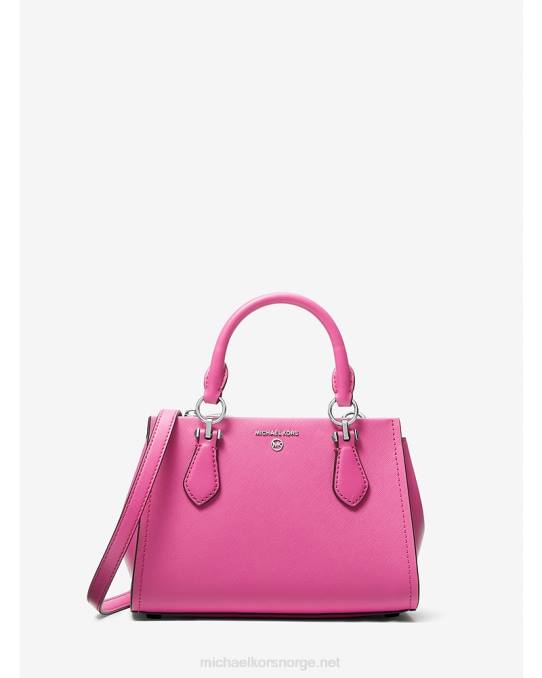 Michael Kors marilyn liten crossbody-veske i saffianoskinn kvinner LDNL646 cerise