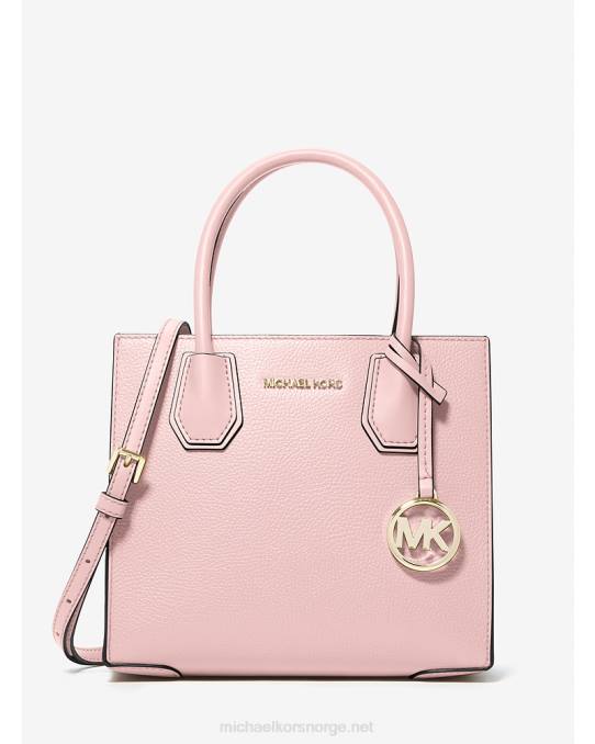 Michael Kors mercer crossbody-veske i medium rullestein kvinner LDNL1012 pudderrouge
