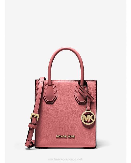 Michael Kors mercer ekstra liten crossbody-veske i skinn kvinner LDNL1023 te rose