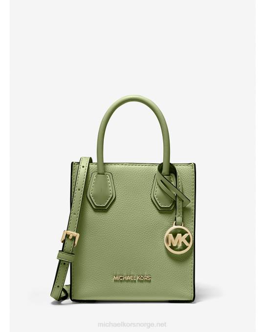 Michael Kors mercer ekstra liten crossbody-veske i skinn kvinner LDNL1026 lett salvie