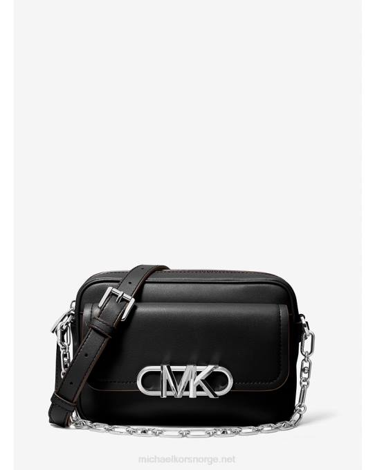 Michael Kors parker crossbody-veske i medium skinn kvinner LDNL673 svart