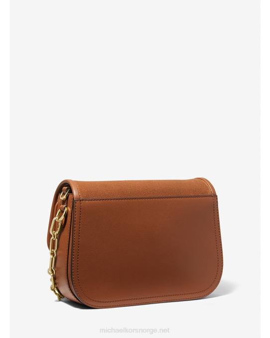 Michael Kors parker messenger bag i medium semsket skinn kvinner LDNL701 bagasje