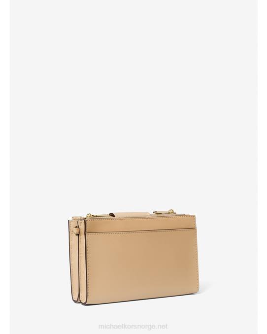 Michael Kors rubin liten crossbody-veske i saffianoskinn kvinner LDNL733 kamel