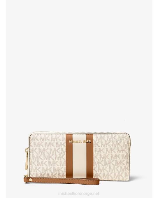 Michael Kors kontinental armbånd med logostripe kvinner LDNL1552 vanilje/eikenøtter