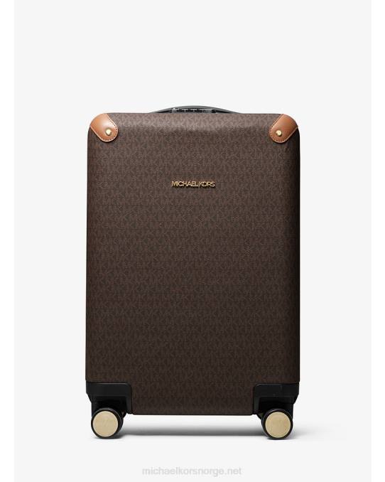 Michael Kors logo koffert kvinner LDNL1525 brun/eikenøtt