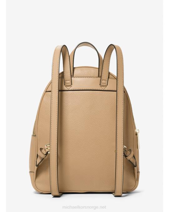 Michael Kors Brooklyn ryggsekk i medium rullestein kvinner LDNL1204 kamel