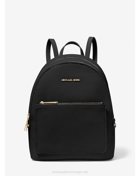 Michael Kors adina ryggsekk i medium rullestein kvinner LDNL1226 svart