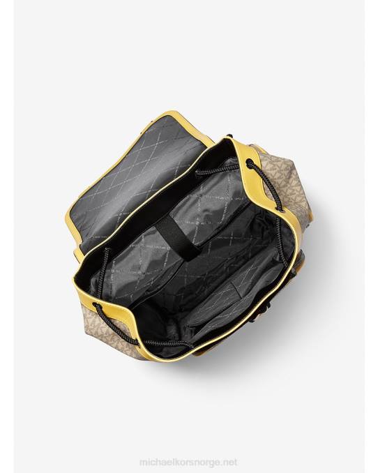 Michael Kors cooper ryggsekk med grafisk logo kvinner LDNL1276 gul
