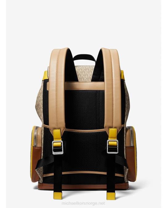 Michael Kors cooper ryggsekk med grafisk logo kvinner LDNL1276 gul
