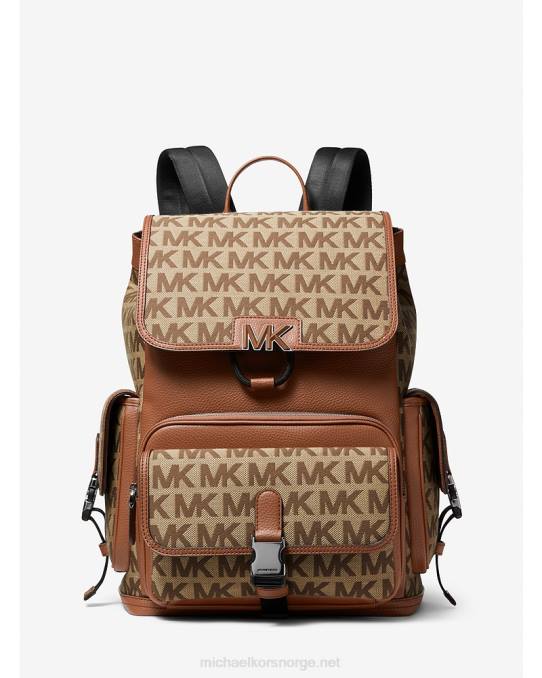 Michael Kors hudson logo ryggsekk kvinner LDNL1245 beige multi