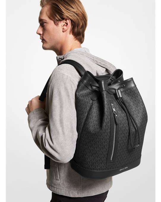 Michael Kors hudson logo ryggsekk kvinner LDNL1261 svart