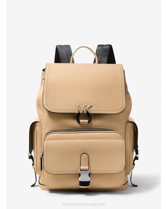 Michael Kors hudson ryggsekk i skinn kvinner LDNL1254 kamel