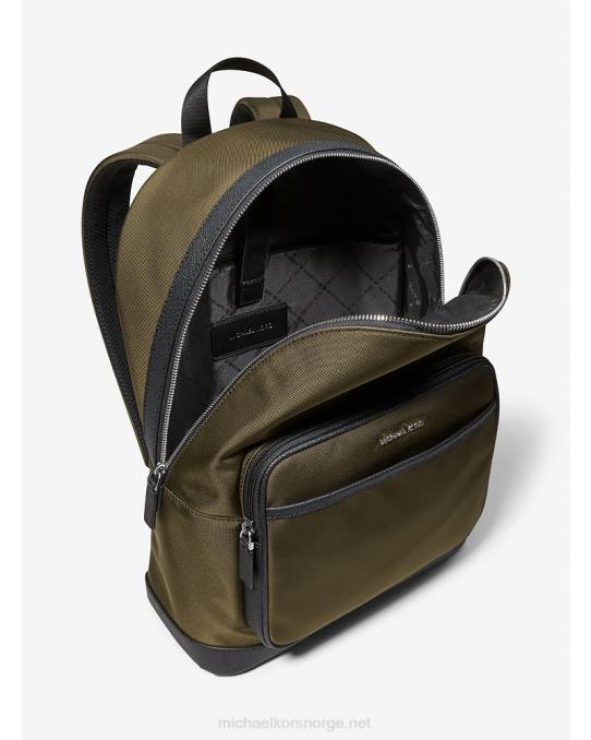 Michael Kors kent nylon ryggsekk kvinner LDNL1243 oliven