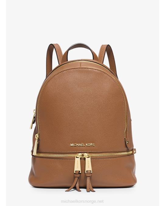 Michael Kors rhea medium skinnryggsekk kvinner LDNL1240 eikenøtt