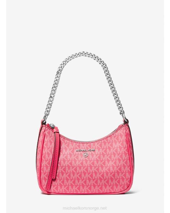 Michael Kors jetset sjarm liten logopochette kvinner LDNL1342 geranium