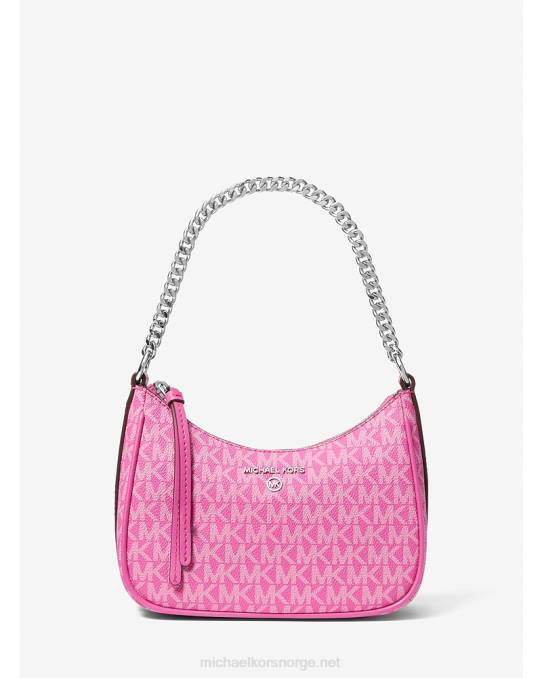 Michael Kors jetset sjarm liten logopochette kvinner LDNL1349 cerise