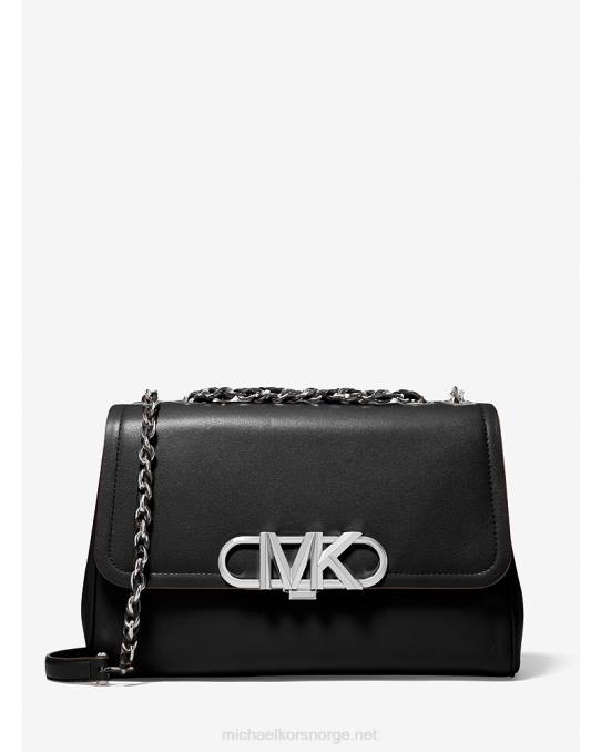Michael Kors parker ekstra stor skulderveske i skinn kvinner LDNL1347 svart