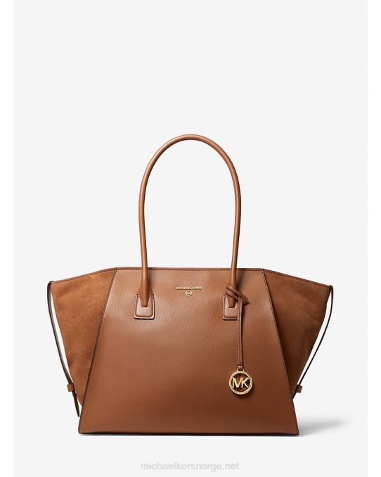 Michael Kors avril ekstra stor veske med topp-glidelås i skinn kvinner LDNL1177 bagasje