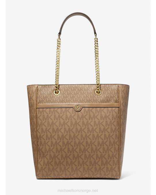 Michael Kors blaire stor veske med logo kvinner LDNL1168 skall