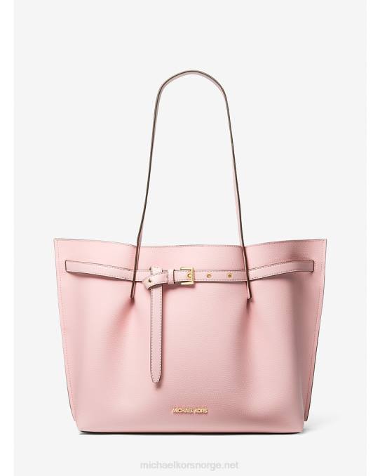 Michael Kors emilia stor veske i rullestein kvinner LDNL1108 pudderrouge