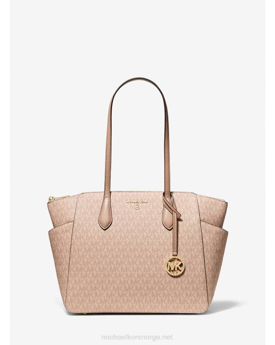 Michael Kors marilyn medium veske med logo kvinner LDNL1040 ballett