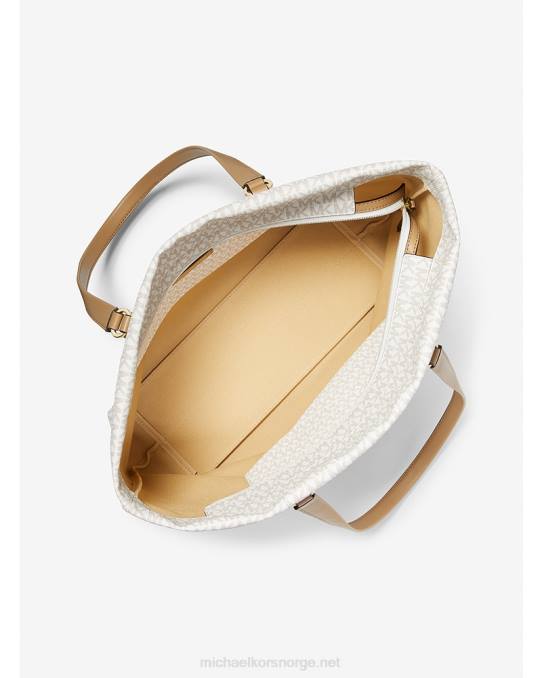 Michael Kors slater stor veske med logo kvinner LDNL1078 kamel