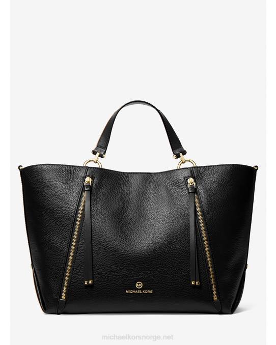 Michael Kors stor brooklyn veske i skinn kvinner LDNL1191 svart
