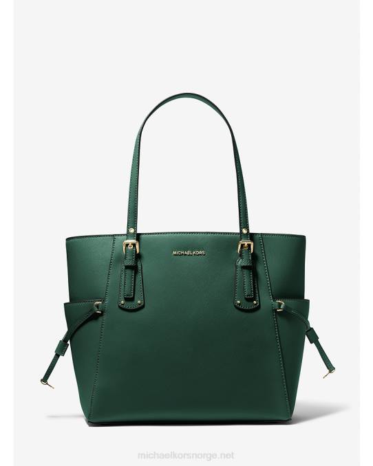 Michael Kors voyager liten veske i saffiano skinn kvinner LDNL1063 racing green